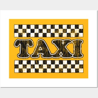 Taxi Retro TV Show Fan Art Posters and Art